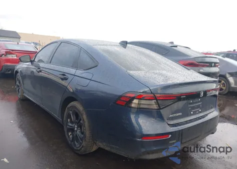 2025 Honda Accord Se from USA, damaged, VIN 1HGCY1F43SA031697